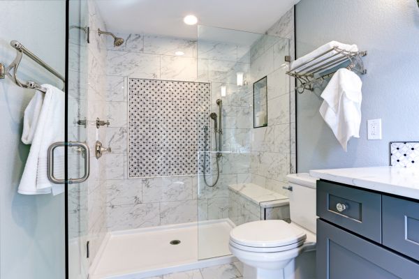 Shower Base Installation in Arlington